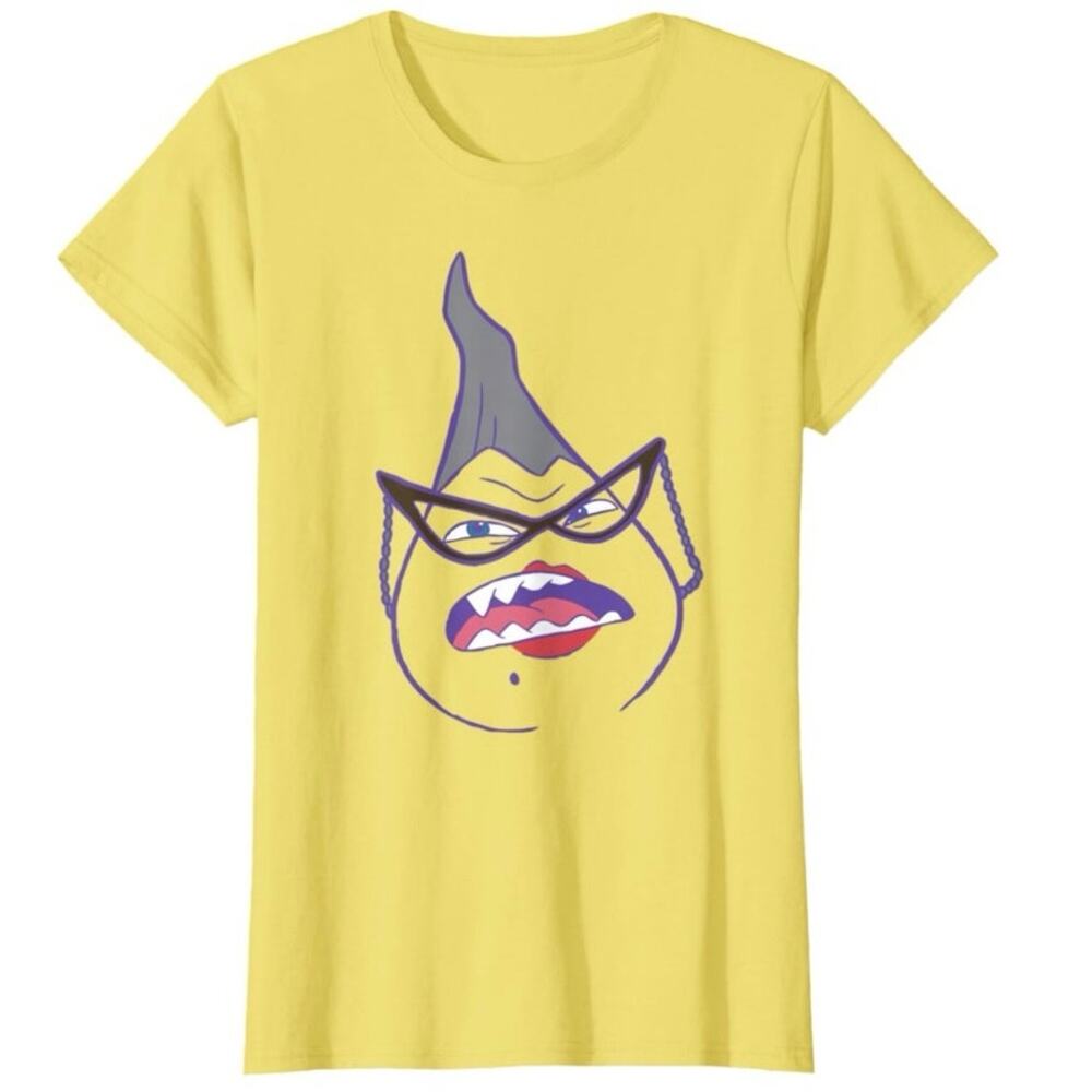 Disney Pixar’s Monsters, Inc. Roz yellow T-Shirt women’s small Halloween costume